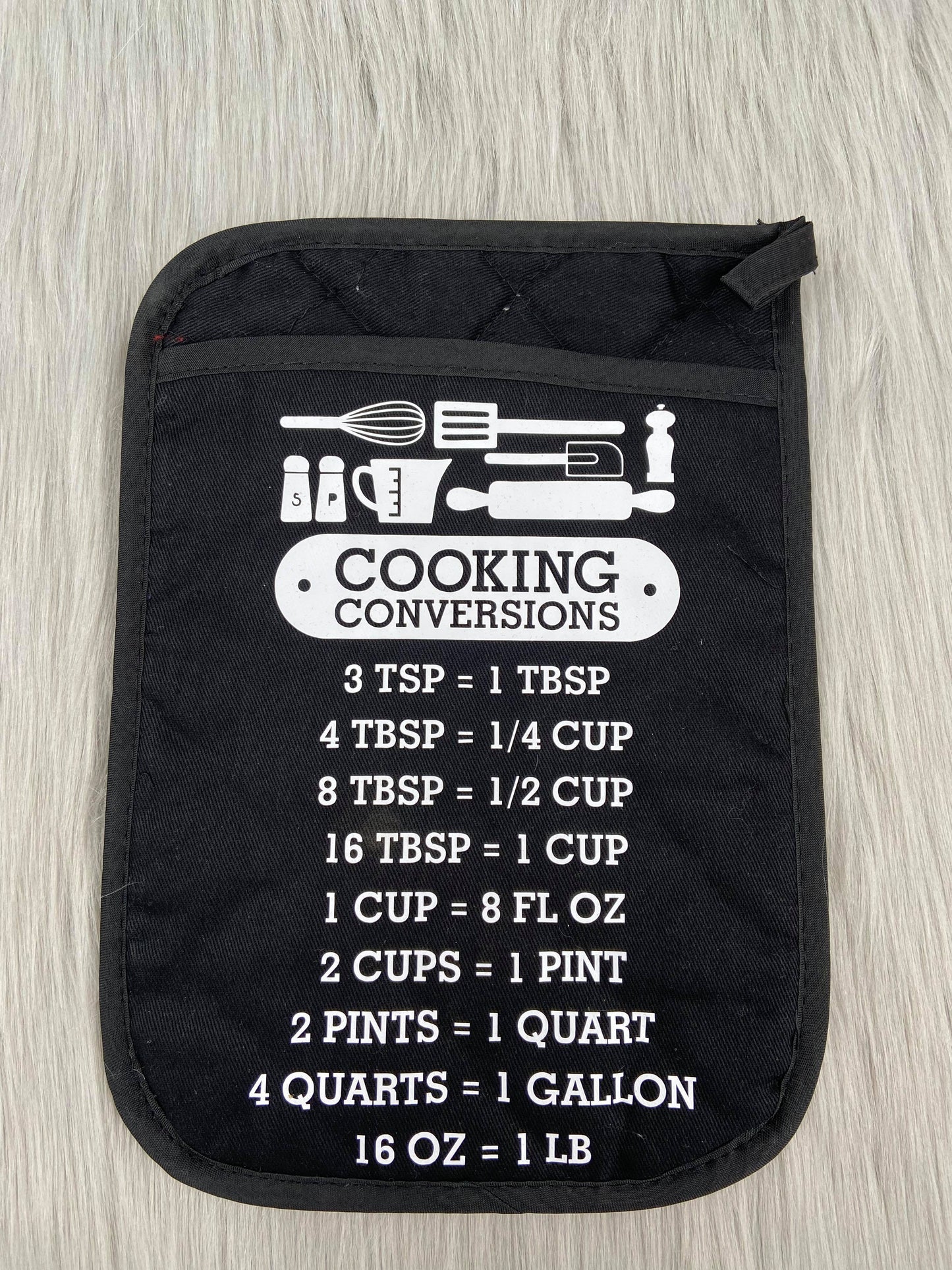 Oven Mitt Pot Holder | Personalised - Cooking Conversions