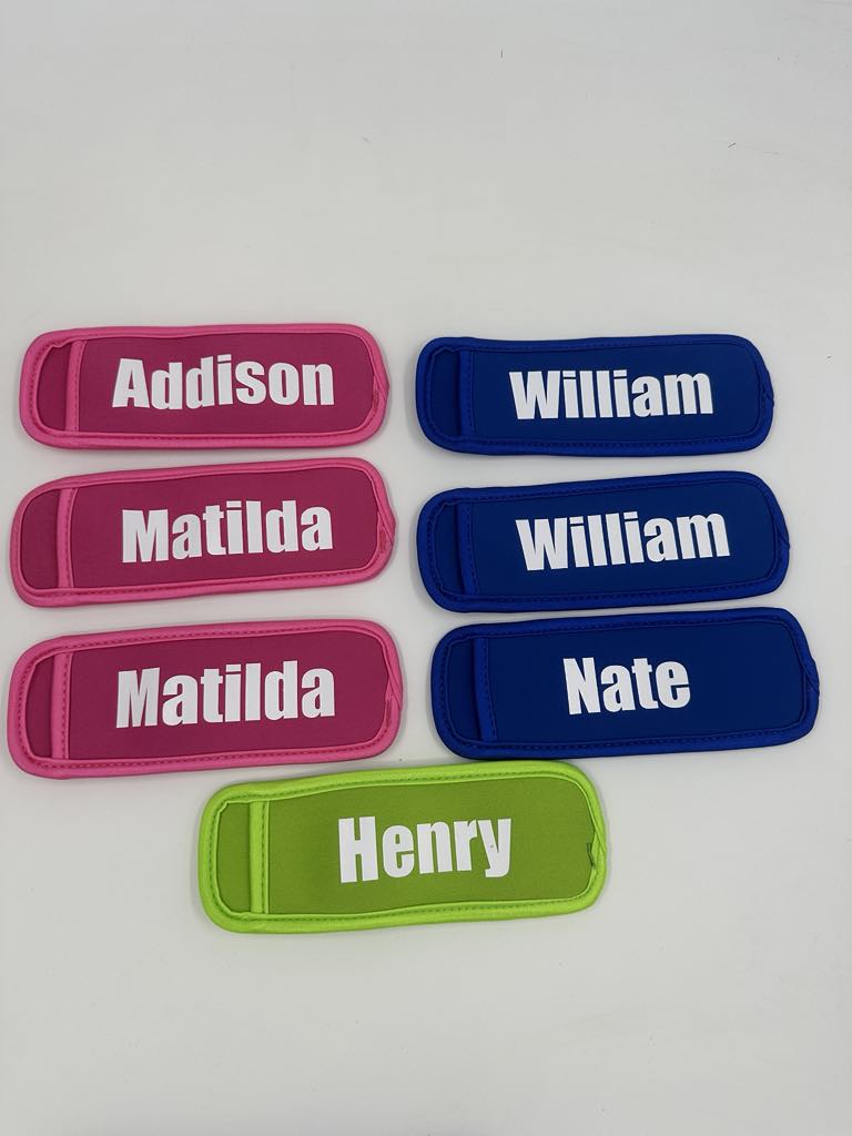 Personalised Icy Pole Holders Plain Coloured
