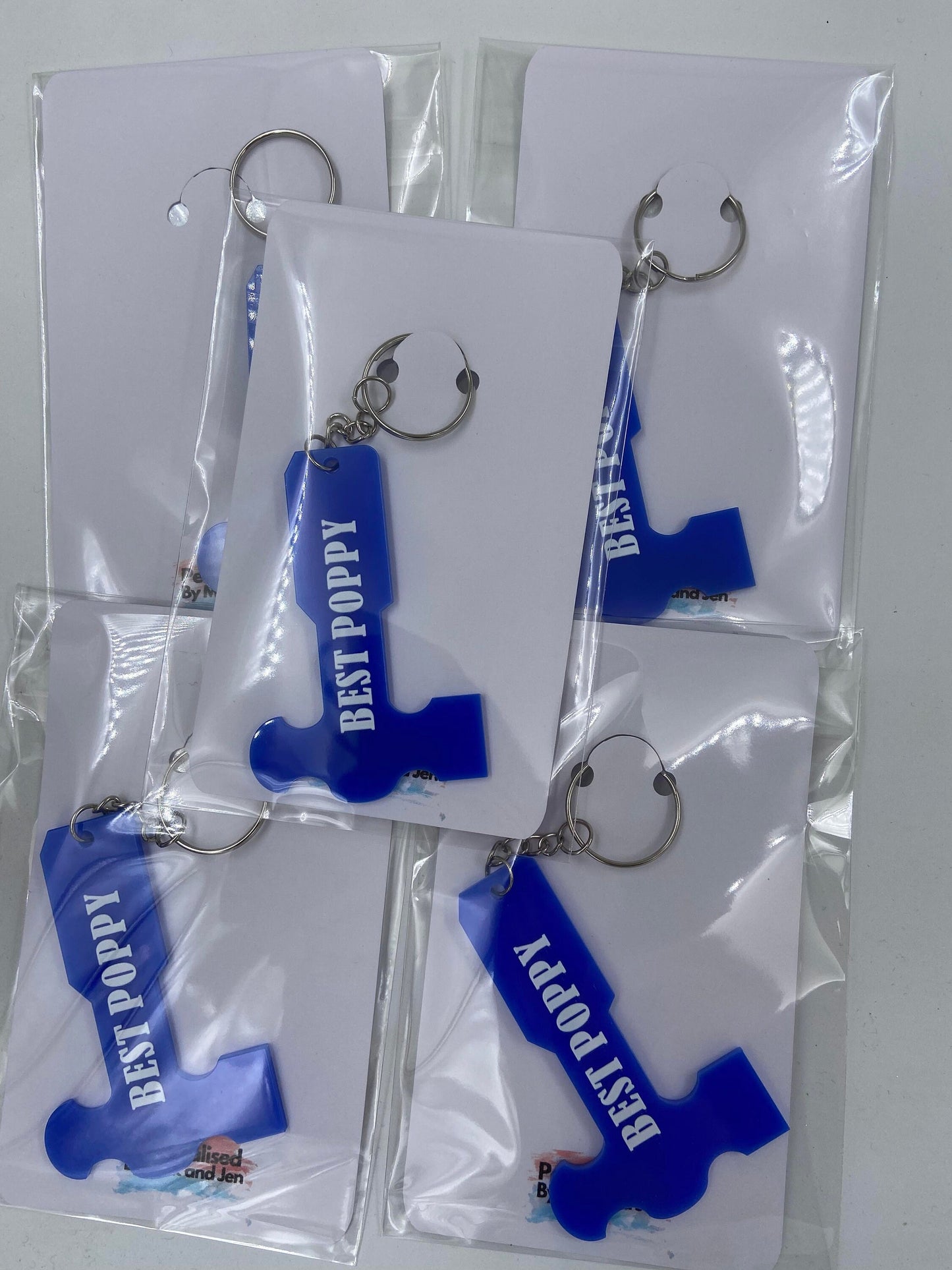 Fathers Day Keyrings Saw Hammer Dad Poppy Grandad Daddy Gift