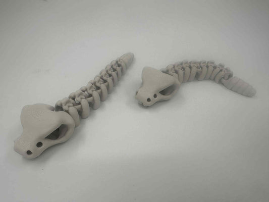 3D Printed Tiny Rattle Snake 18cms