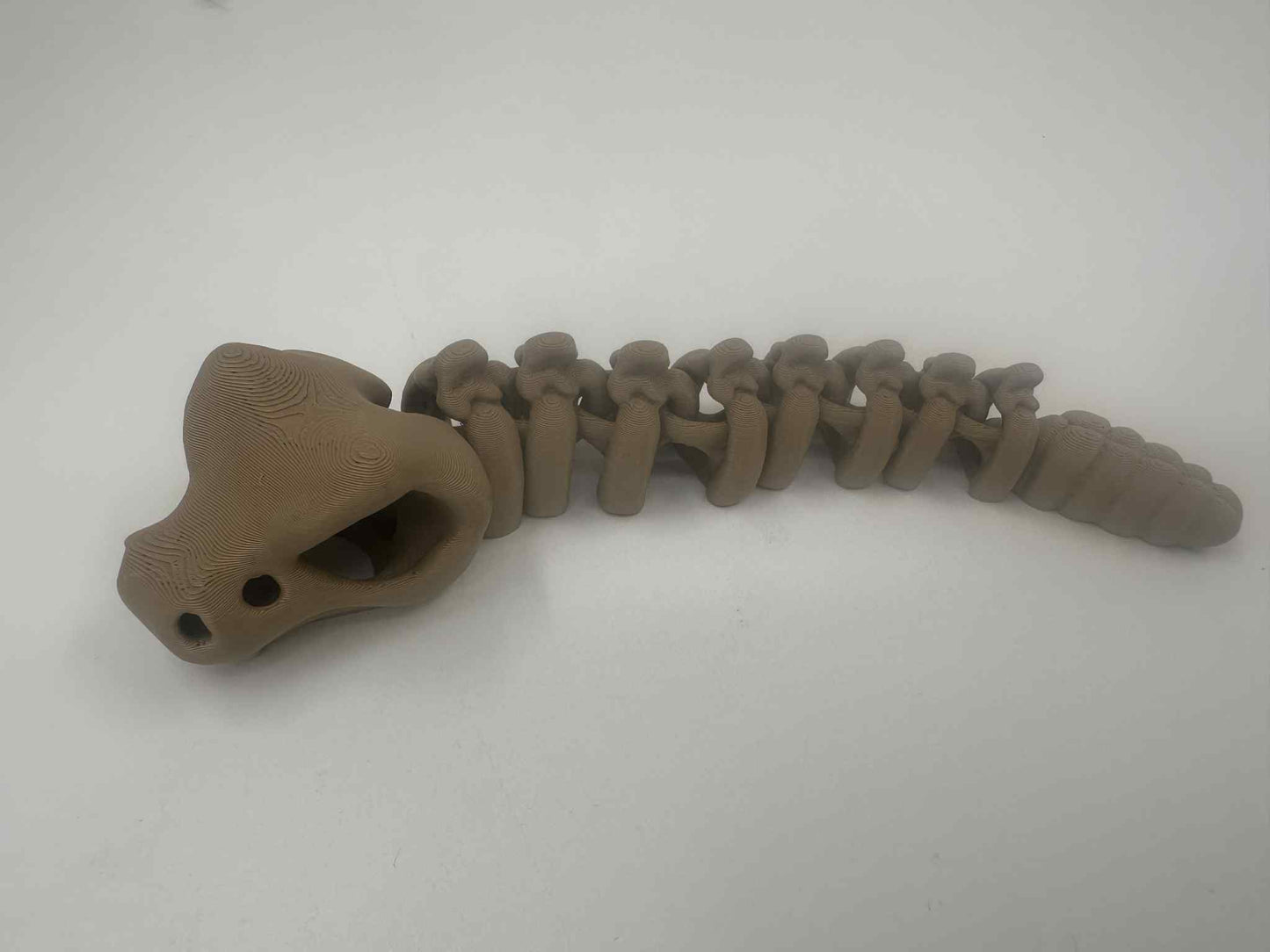 3D Printed Tiny Rattle Snake 18cms