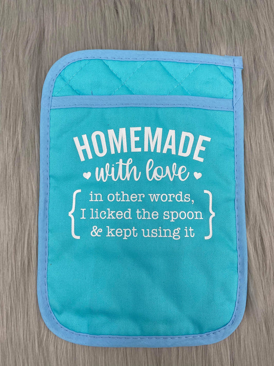 Oven Mitt Pot Holder | Personalised - Homemade With Love