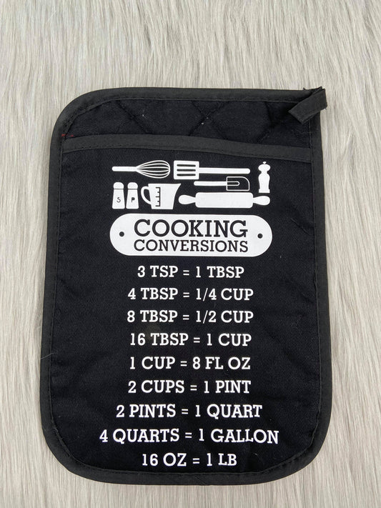 Oven Mitt Pot Holder | Personalised - Cooking Conversions