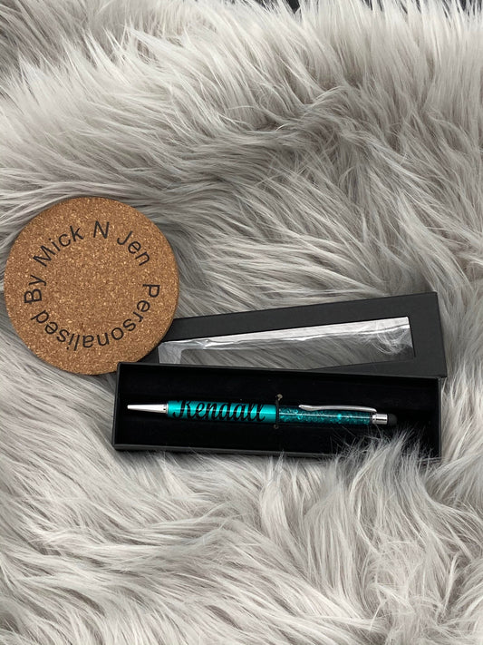 Personalised Pen Teachers Wedding Mothers day Gift Crystal pen with Stylus With Gift Box