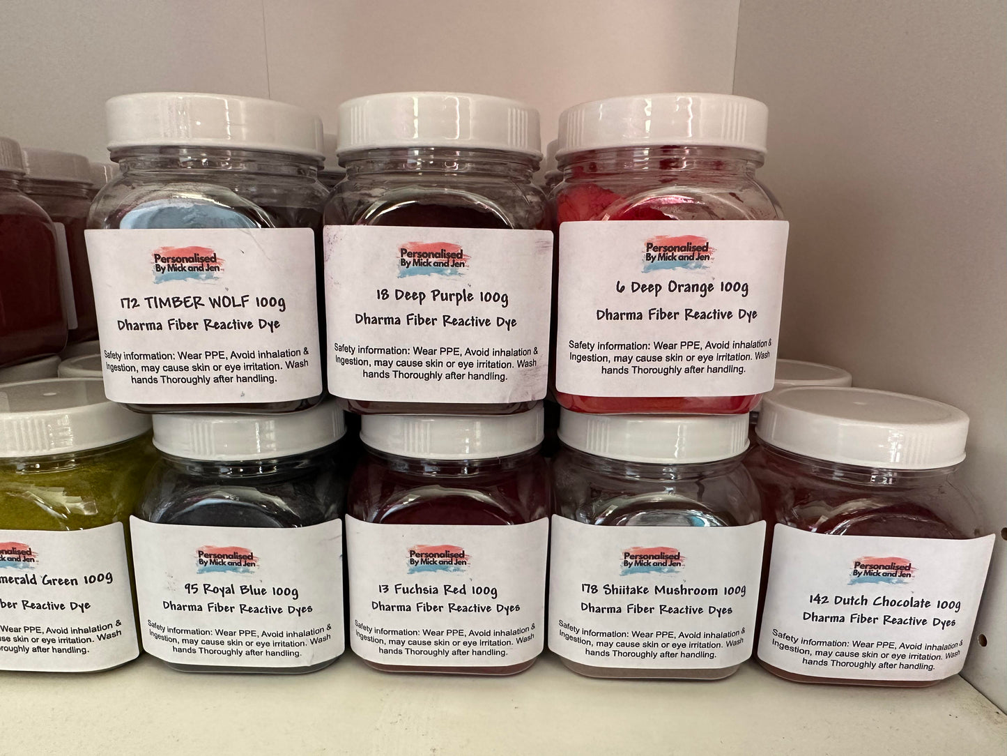 Dharma Dyes 100g Tie Dye Fiber Reactive Procion Australia