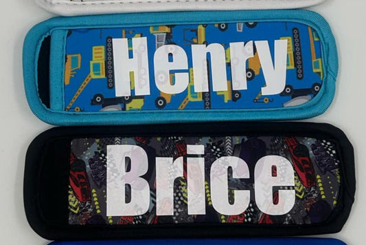 Personalised Boy Themed Patterned Icy Pole Holders Ice Block Popsicle Zooper Dooper