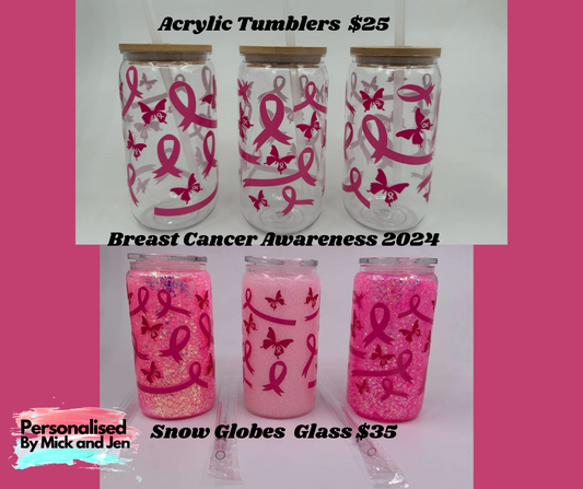 Breast Cancer Awareness  2024 Tumblers