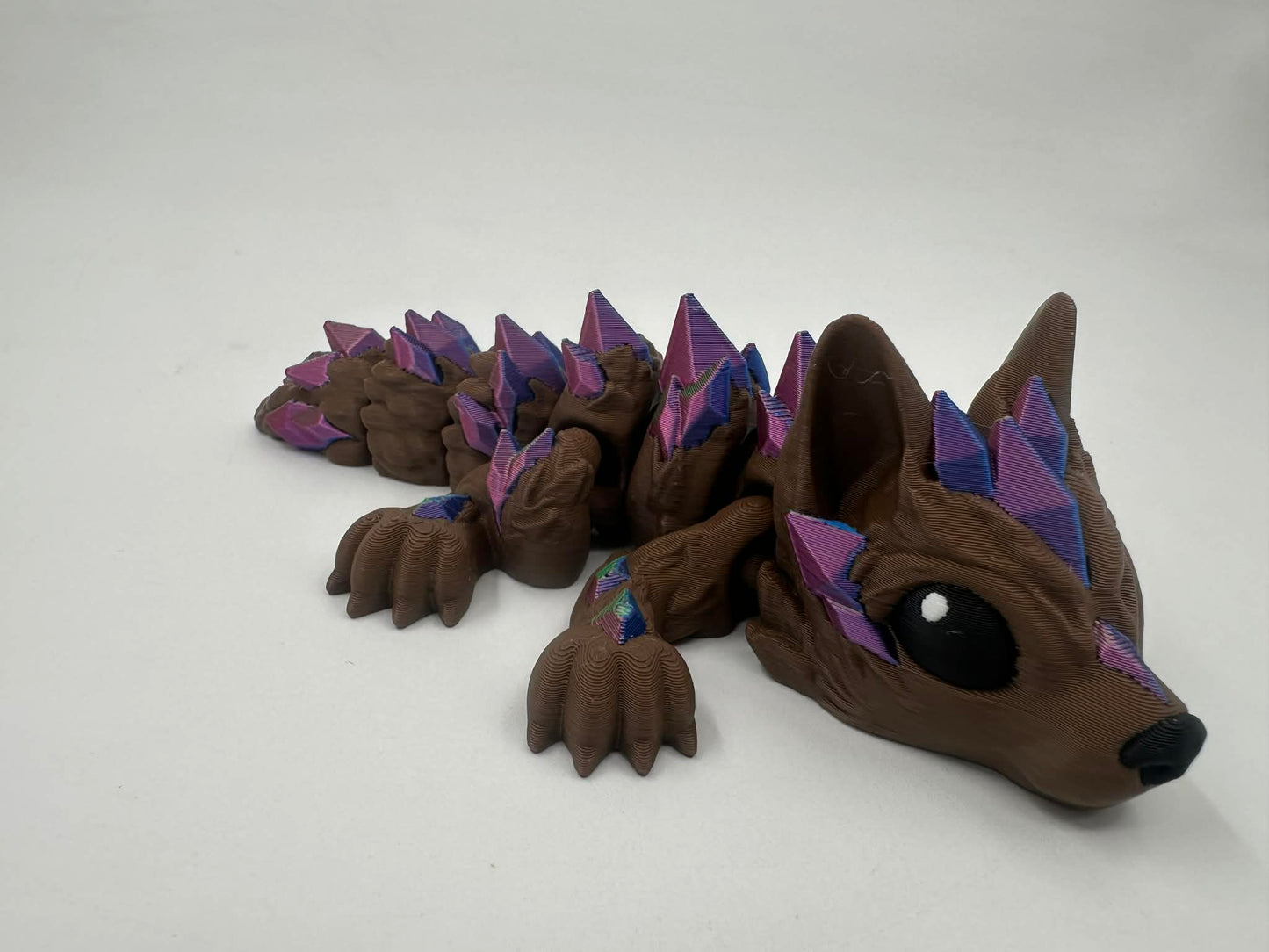 Crystal Wolf Dragon - Articulated