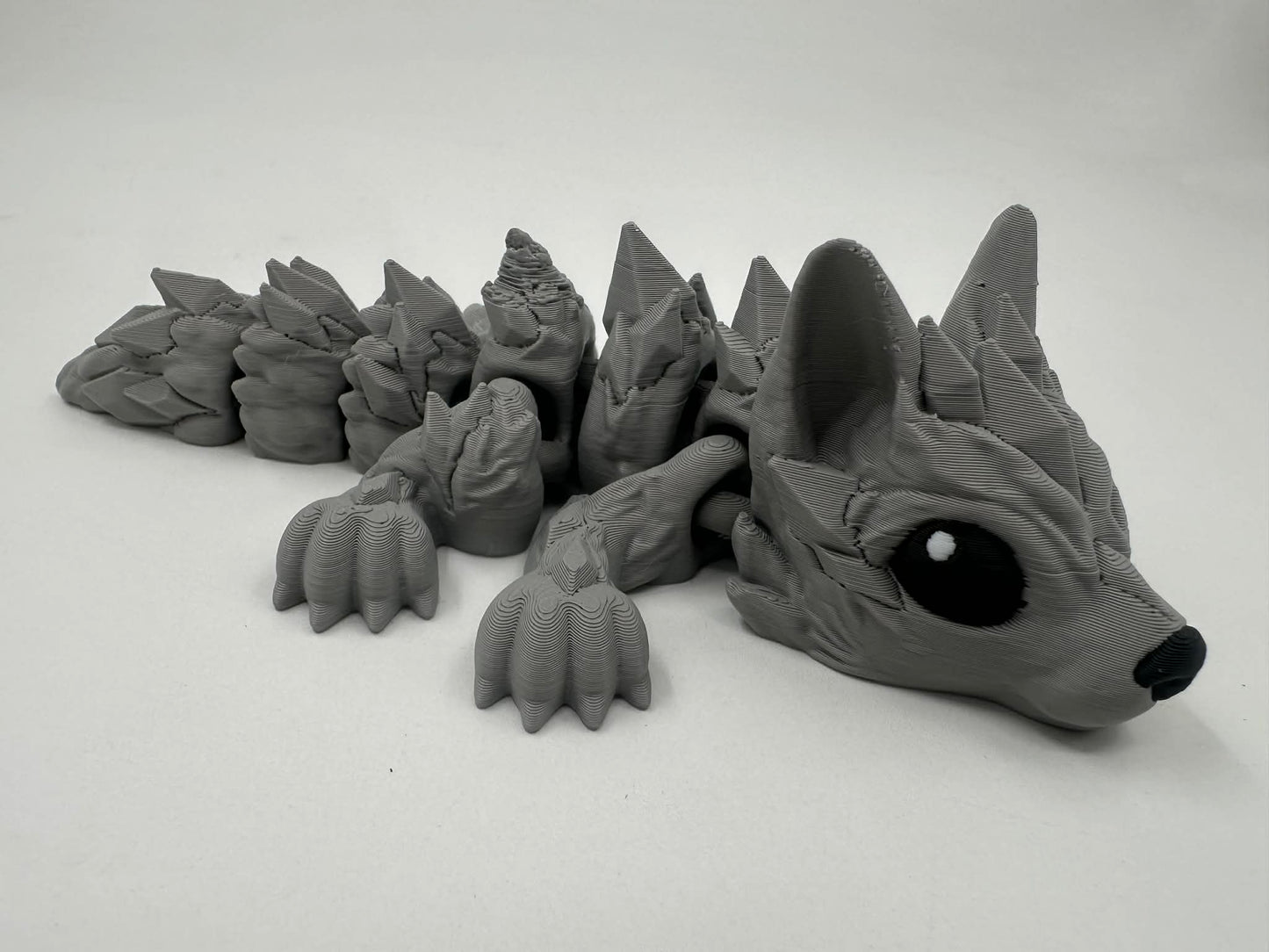 Crystal Wolf Dragon - Articulated