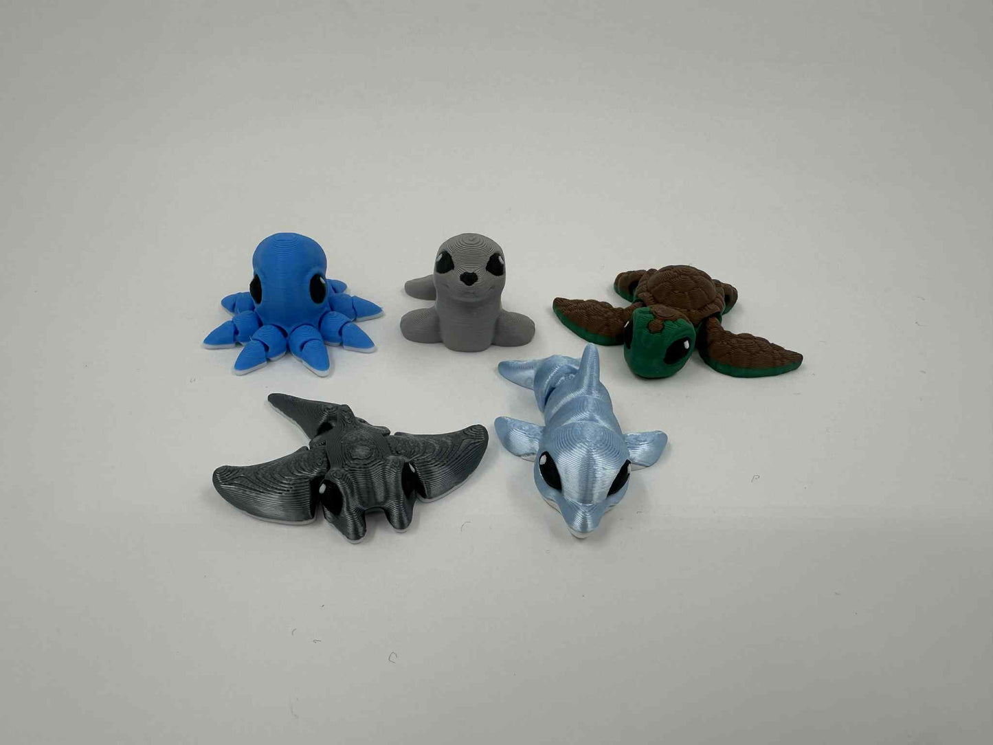 Sea Collection Pocket Size 3D Printed Animals