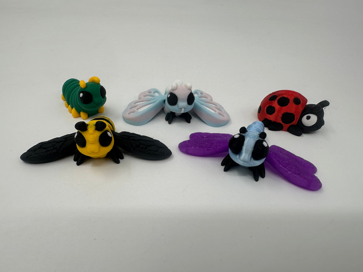 Bug Collection Pocket Size 3D Printed Animals