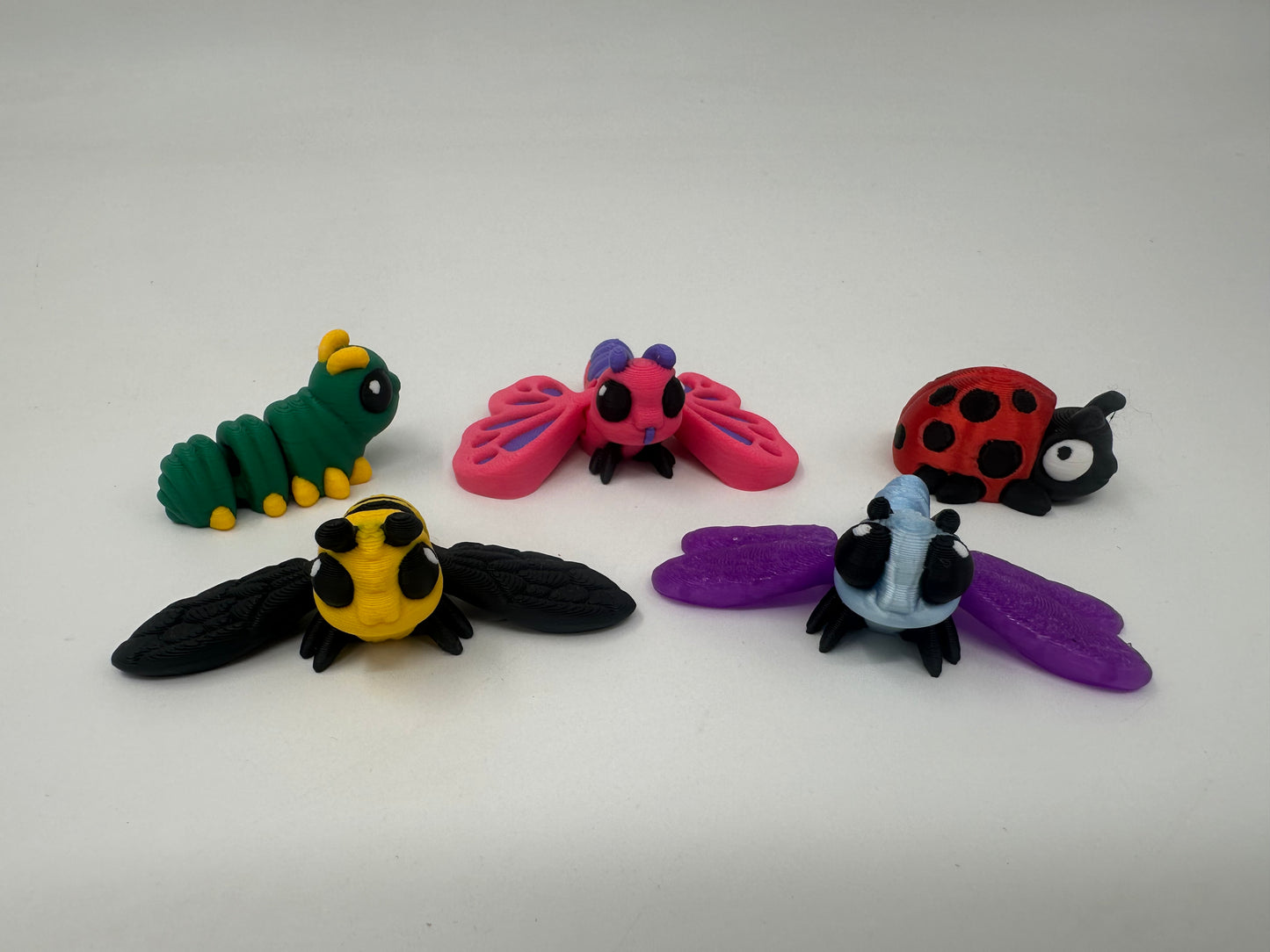 Bug Collection Pocket Size 3D Printed Animals