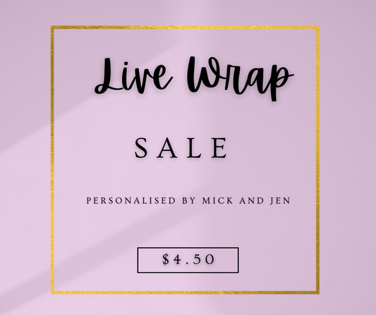 LIVE SALE WRAPS