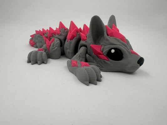 Crystal Wolf Dragon - Articulated